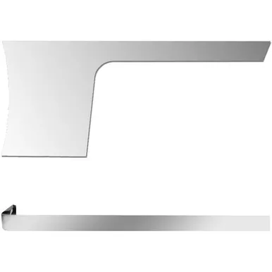 4 Inch Stainless Steel Blank 1 Piece Cab-Cowl & Sleeper Panels For Peterbilt 389 Non-Urea W/ 48 or 54 Inch Sleeper